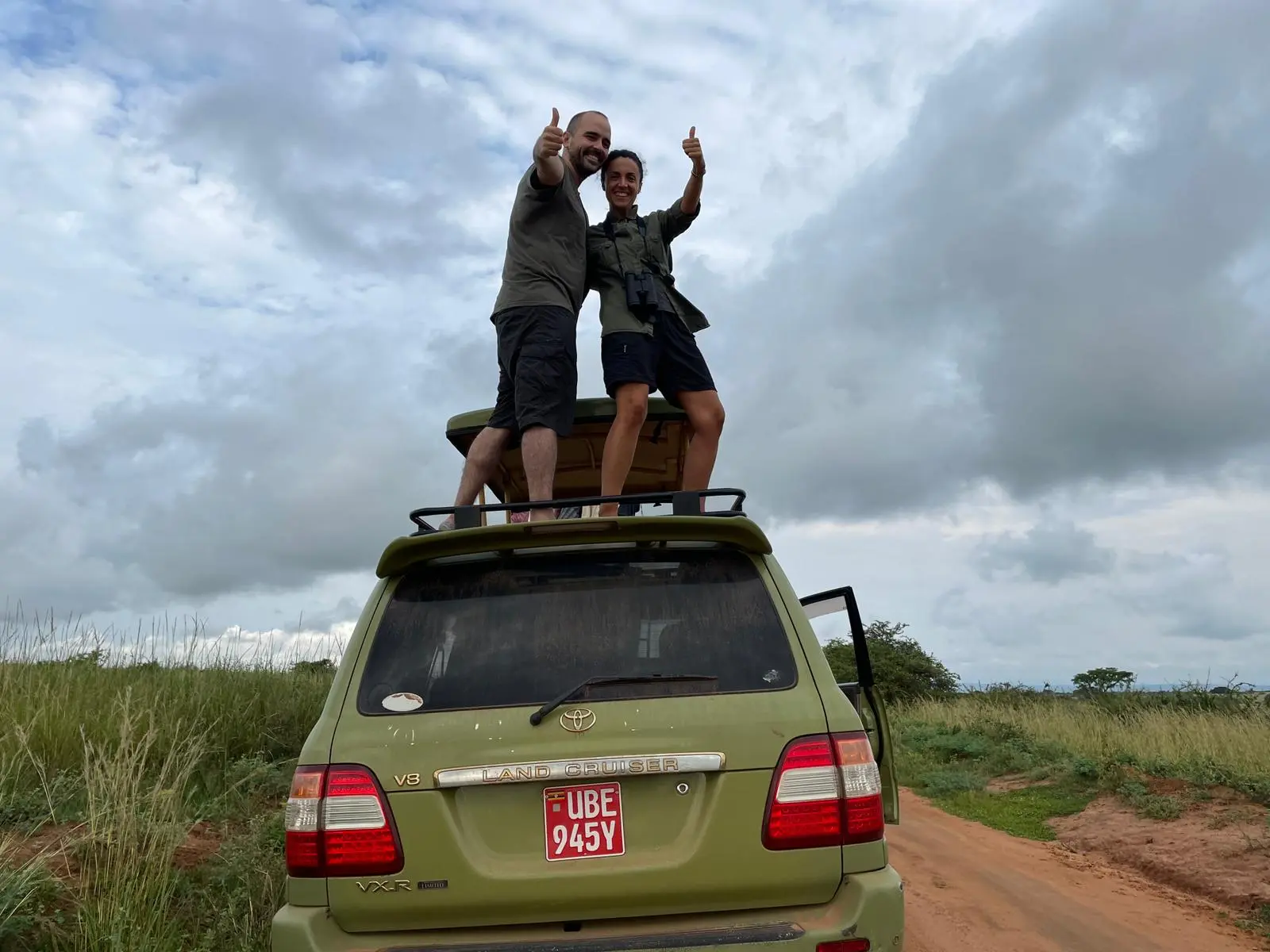 Tourists using the best car rental for gorilla trekking Uganda in Bwindi