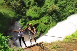 Abseiling in Uganda - Sipi Falls Abseiling Experience